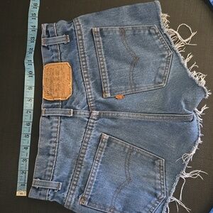 70’s Vintage Levis cut offs tag 30x30 high waisted